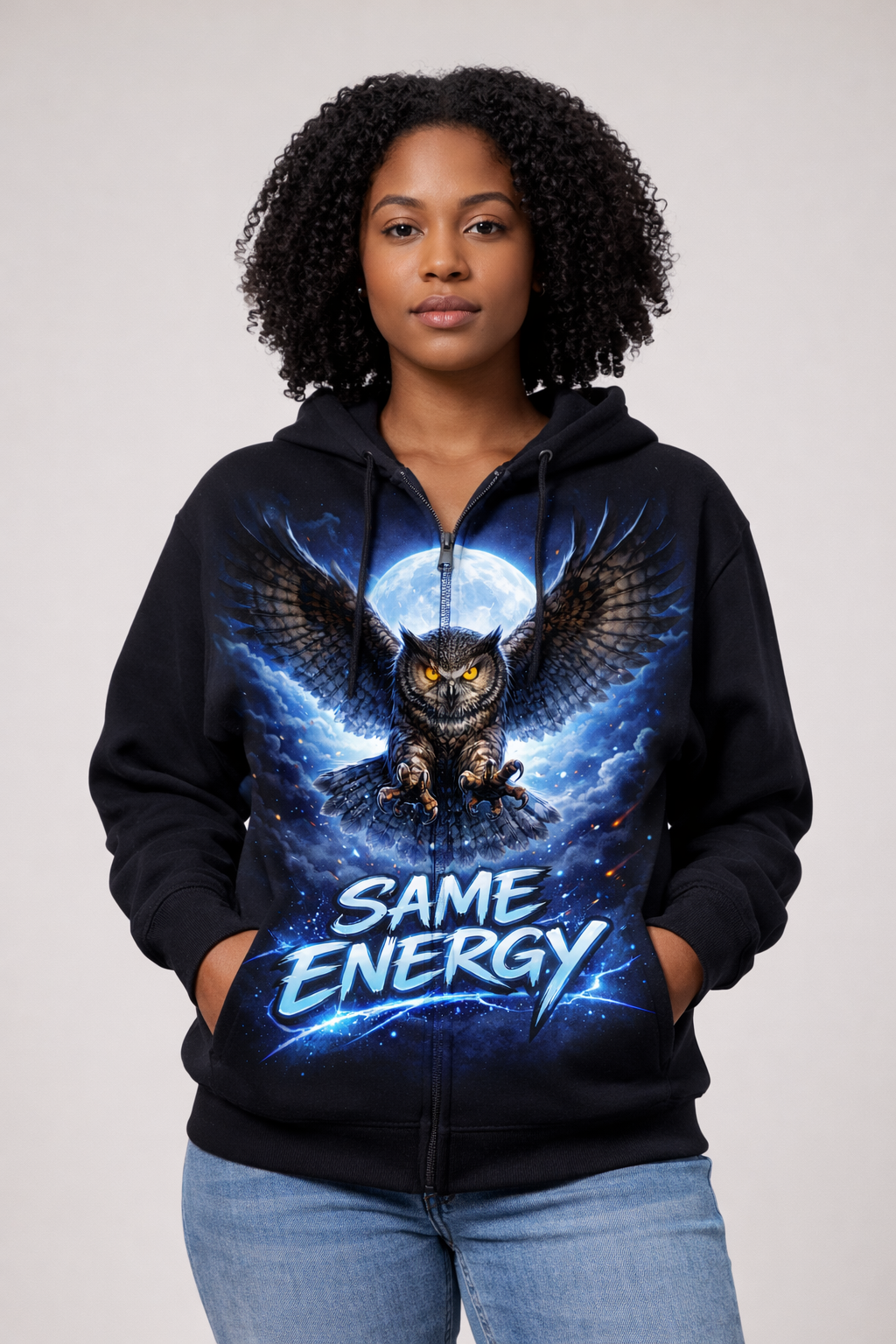 CUSTOM MADE - SAME ENERGY MOOD HOODIES